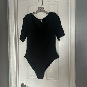 Black womens bodysuit xl